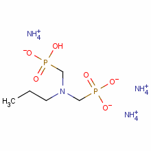 94107-78-5  triammonium hydrogen [(propylimino)bis(methylene)]diphosphonate