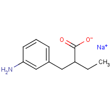 94108-16-4  sodium ()-2-(m-aminobenzyl)butyrate