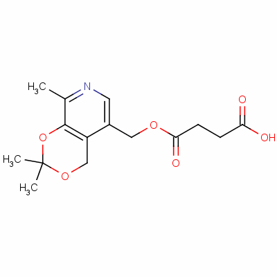 94108-52-8  [(2,2,8-trimethyl-4H-1,3-dioxino[4,5-c]pyridin-5-yl)methyl] hydrogen succinate