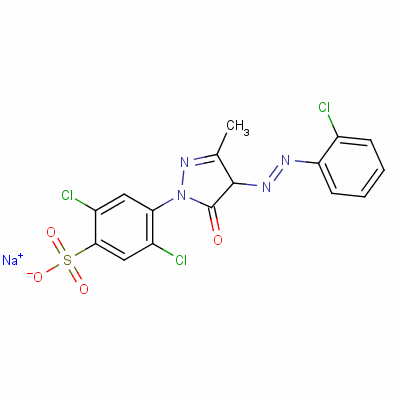 94133-87-6  sodium 2,5-dichloro-4-[4-[(2-chlorophenyl)azo]-4,5-dihydro-3-methyl-5-oxo-1H-pyrazol-1-yl]benzenesulphonate