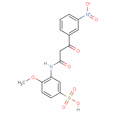 94134-37-9  sodium 4-methoxy-3-[[3-(3-nitrophenyl)-1,3-dioxopropyl]amino]benzenesulphonate