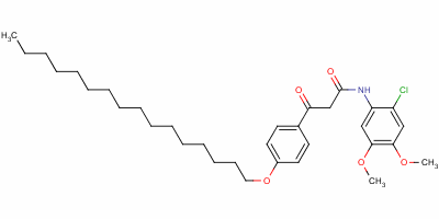 94134-63-1  N-(2-chloro-4,5-dimethoxyphenyl)-3-[p-(hexadecyloxy)phenyl]-3-oxopropionamide