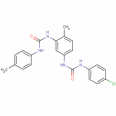 94158-50-6  1-[5-[[[(4-chlorophenyl)amino]carbonyl]amino]-o-tolyl]-3-(p-tolyl)urea