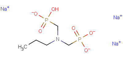 94199-79-8  trisodium hydrogen [(propylimino)bis(methylene)]diphosphonate