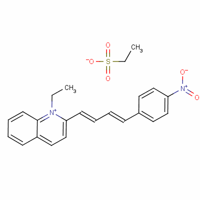 94200-19-8  1-ethyl-2-[4-(4-nitrophenyl)buta-1,3-dienyl]quinolinium ethanesulphonate