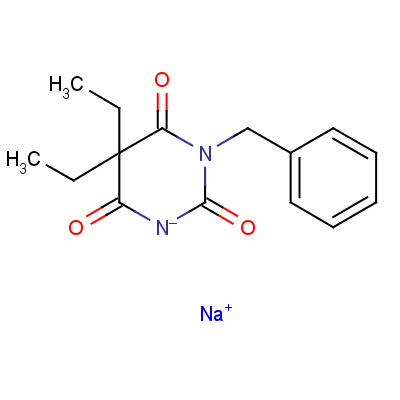 94201-49-7  sodium 1-benzyl-5,5-diethylbarbiturate