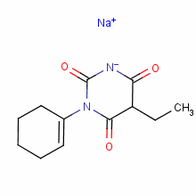 94201-50-0  sodium 1-(1-cyclohexen-1-yl)-5-ethylbarbiturate