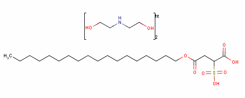 94213-64-6  1-octadecyl hydrogen 2-sulphosuccinate, compound with 2,2'-iminobis[ethanol] (1:2)