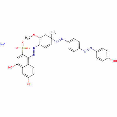 94248-17-6  sodium 4,6-dihydroxy[[4-[[4-[(4-hydroxyphenyl)azo]phenyl]azo]-6-methoxy-p-tolyl]azo]naphthalene-2-sulphonate