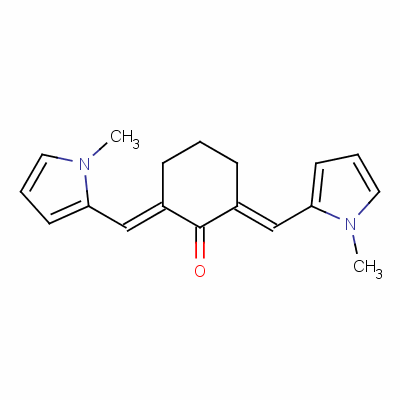 94386-21-7  2,6-bis[(1-methyl-1H-pyrrol-2-yl)methylene]cyclohexan-1-one