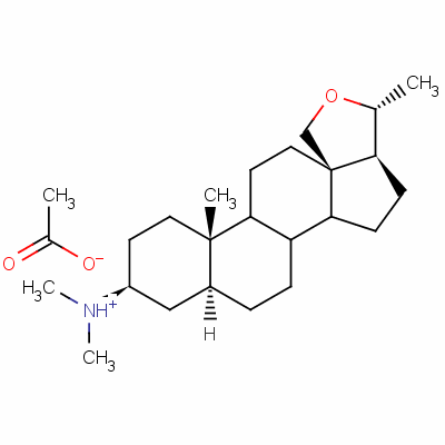 94386-34-2  [(5α)-18,20(R)-epoxypregnan-3β-yl]dimethylammonium acetate