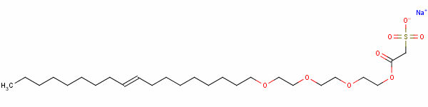 94386-37-5  sodium 1-[2-[2-[2-(octadec-9-enyloxy)ethoxy]ethoxy]ethyl] sulphonatoacetate