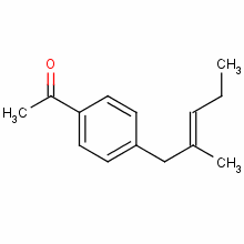 94386-46-6  1-[4-(2-methyl-2-pentenyl)phenyl]ethan-1-one