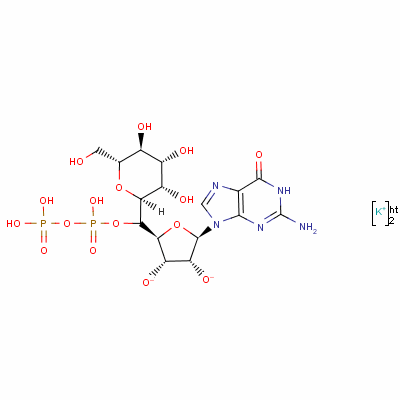 95648-85-4  Guanosine 5'-(trihydrogen diphosphate), mono-α-d-mannopyranosyl ester, dipotassium salt