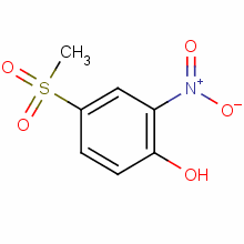 97-10-9  4-(methylsulphonyl)-2-nitrophenol