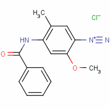 97-40-5  4-(benzoylamino)-2-metoksy-5-metylbenzendiazoniumklorid