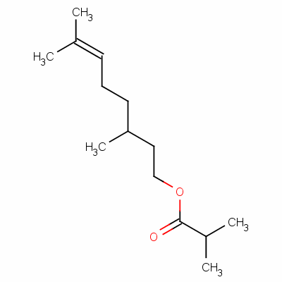 97-89-2  सिट्रोनेलिल आइसोब्यूटाइरेट