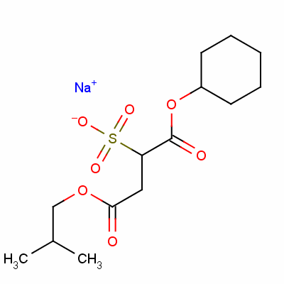 97158-41-3  sodium 1-cyclohexyl 4-(2-methylpropyl) sulphonatosuccinate