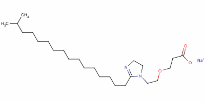97158-48-0  sodium 3-[2-[4,5-dihydro-2-(15-methylhexadecyl)-1H-imidazol-1-yl]ethoxy]propionate