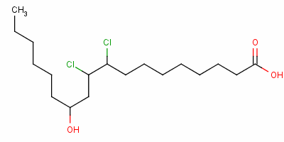 97659-36-4  9,10-dichloro-12-hydroxyoctadecanoic acid