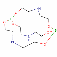 97692-53-0  2,8,10,16,17,23-hexaoxa-5,13,20-triaza-1,9-diborabicyclo[7.7.7]tricosane