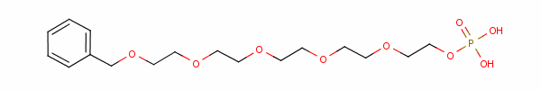 98072-04-9  1-phenyl-2,5,8,11,14-pentaoxahexadecan-16-yl dihydrogen phosphate