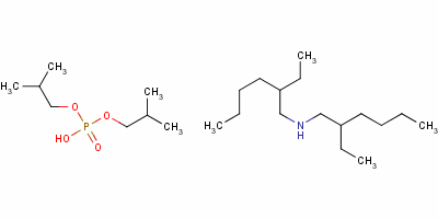98510-87-3  diisobutyl hydrogen phosphate, compound with 2-ethyl-N-(2-ethylhexyl)hexylamine (1:1)