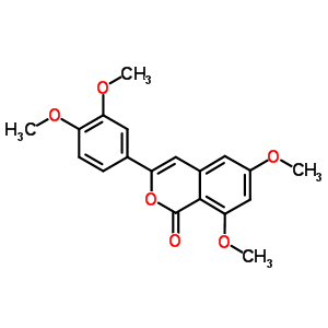 151698-55-4  3-(3,4-dimethoxyphenyl)-6,8-dimethoxy-1H-isochromen-1-one