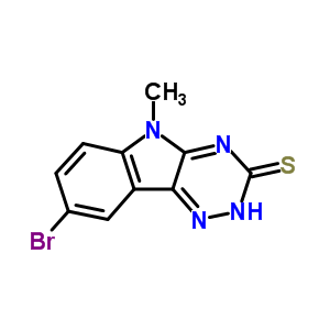 23563-33-9  8-bromo-5-methyl-2,5-dihydro-3H-[1,2,4]triazino[5,6-b]indole-3-thione
