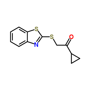 337488-10-5  2-(1,3-benzothiazol-2-ylsulfanyl)-1-cyclopropylethanone