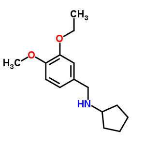 499997-32-9  N-(3-ethoxy-4-methoxybenzyl)cyclopentanamine 499997-32-9  N-(3-ethoxy-4-methoxybenzyl)cyclopentanamine