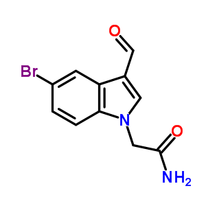 510716-35-5  2-(5-bromo-3-formyl-1H-indol-1-yl)acetamide