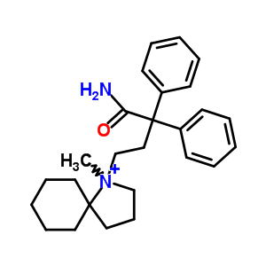 5421-65-8  1-(4-amino-4-oxo-3,3-diphenylbutyl)-1-methyl-1-azoniaspiro[4.5]decane