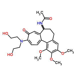 55340-44-8  N-{10-[bis(2-hydroxyethyl)amino]-1,2,3-trimethoxy-9-oxo-5,6,7,9-tetrahydrobenzo[a]heptalen-7-yl}acetamide