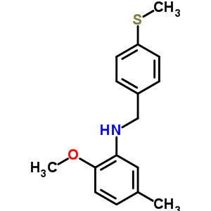 5564-45-4  2-methoxy-5-methyl-N-[4-(methylsulfanyl)benzyl]aniline