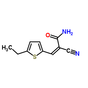 5654-39-7  (2Z)-2-cyano-3-(5-ethylthiophen-2-yl)prop-2-enamide