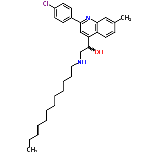 6283-34-7  1-[2-(4-chlorophenyl)-7-methylquinolin-4-yl]-2-(dodecylamino)ethanol