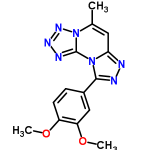 67433-62-9  9-(3,4-dimethoxyphenyl)-5-methyltetrazolo[1,5-a][1,2,4]triazolo[4,3-c]pyrimidine