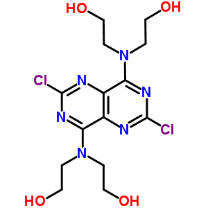 68030-10-4  2,2',2'',2'''-[(2,6-dichloropyrimido[5,4-d]pyrimidine-4,8-diyl)dinitrilo]tetraethanol