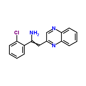 69737-10-6  1-(2-chlorophenyl)-2-(quinoxalin-2-yl)ethenamine