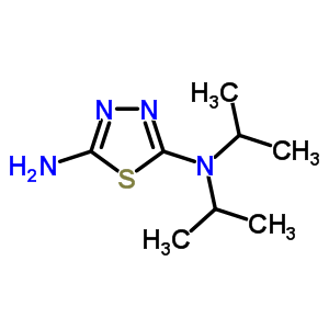 N,N-di(propan-2-yl)-1,3,4-thiadiazole-2,5-diamine