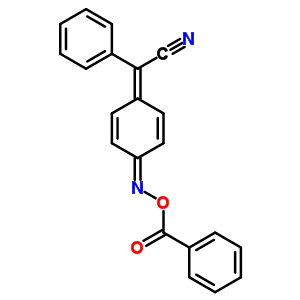 745-58-4  (2Z)-{(4Z)-4-[(benzoyloxy)imino]cyclohexa-2,5-dien-1-ylidene}(phenyl)ethanenitrile