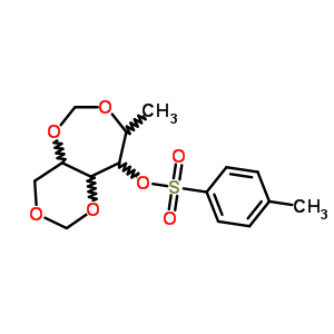 7465-83-0  8-methyltetrahydro-4H-[1,3]dioxino[5,4-d][1,3]dioxepin-9-yl 4-methylbenzenesulfonate (non-preferred name)