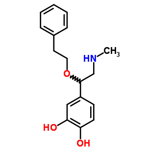 7468-26-0  4-[2-(methylamino)-1-(2-phenylethoxy)ethyl]benzene-1,2-diol