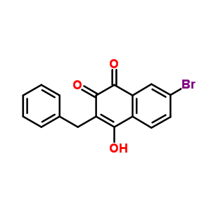 7475-36-7  3-benzyl-7-bromo-4-hydroxynaphthalene-1,2-dione