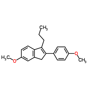 7478-27-5  6-methoxy-2-(4-methoxyphenyl)-3-propyl-1H-indene