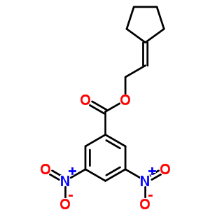 7498-75-1  2-cyclopentylideneethyl 3,5-dinitrobenzoate