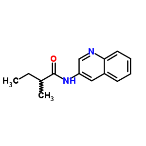 7595-47-3  2-methyl-N-(quinolin-3-yl)butanamide