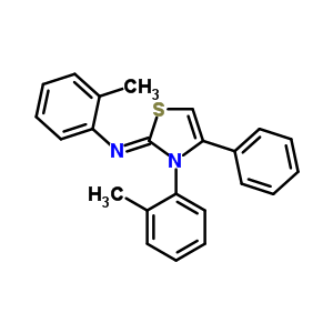 7595-70-2  2-methyl-N-[(2Z)-3-(2-methylphenyl)-4-phenyl-1,3-thiazol-2(3H)-ylidene]aniline