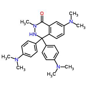 76347-53-0  7-(dimethylamino)-4,4-bis[4-(dimethylamino)phenyl]-2-methyl-3,4-dihydrophthalazin-1(2H)-one